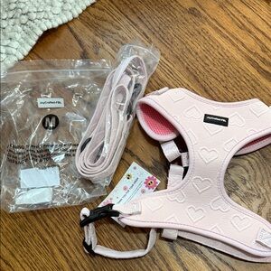 Craft Light Pink Heart Pattern Kids Harness
